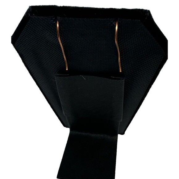 Copper And Tiger's Eye Stone Dangle Earrings Handmade Copper Ear Hooks - Picture 4 of 8